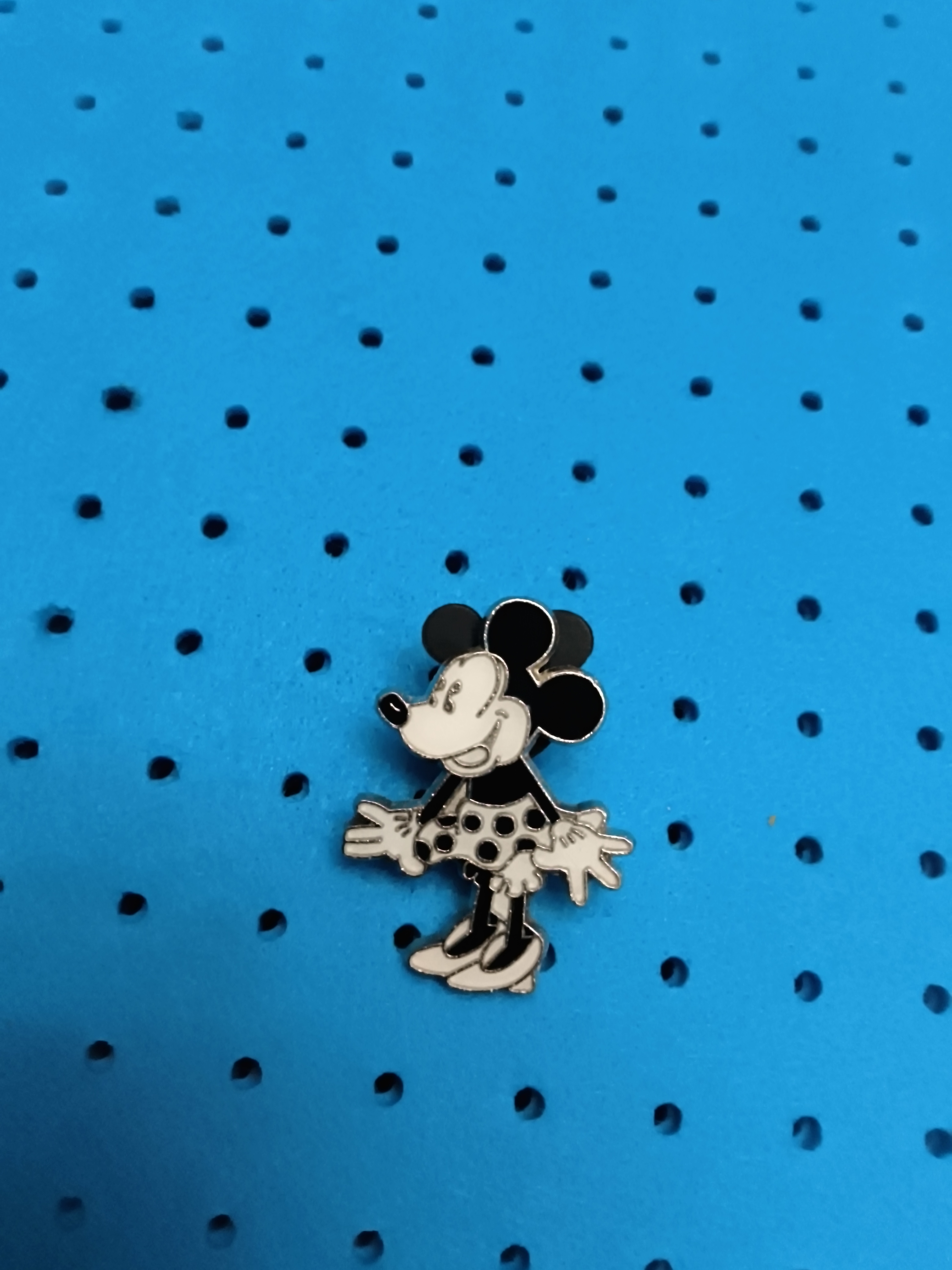 Black and White Mickey Mouse Disney Trading Enamel Pin