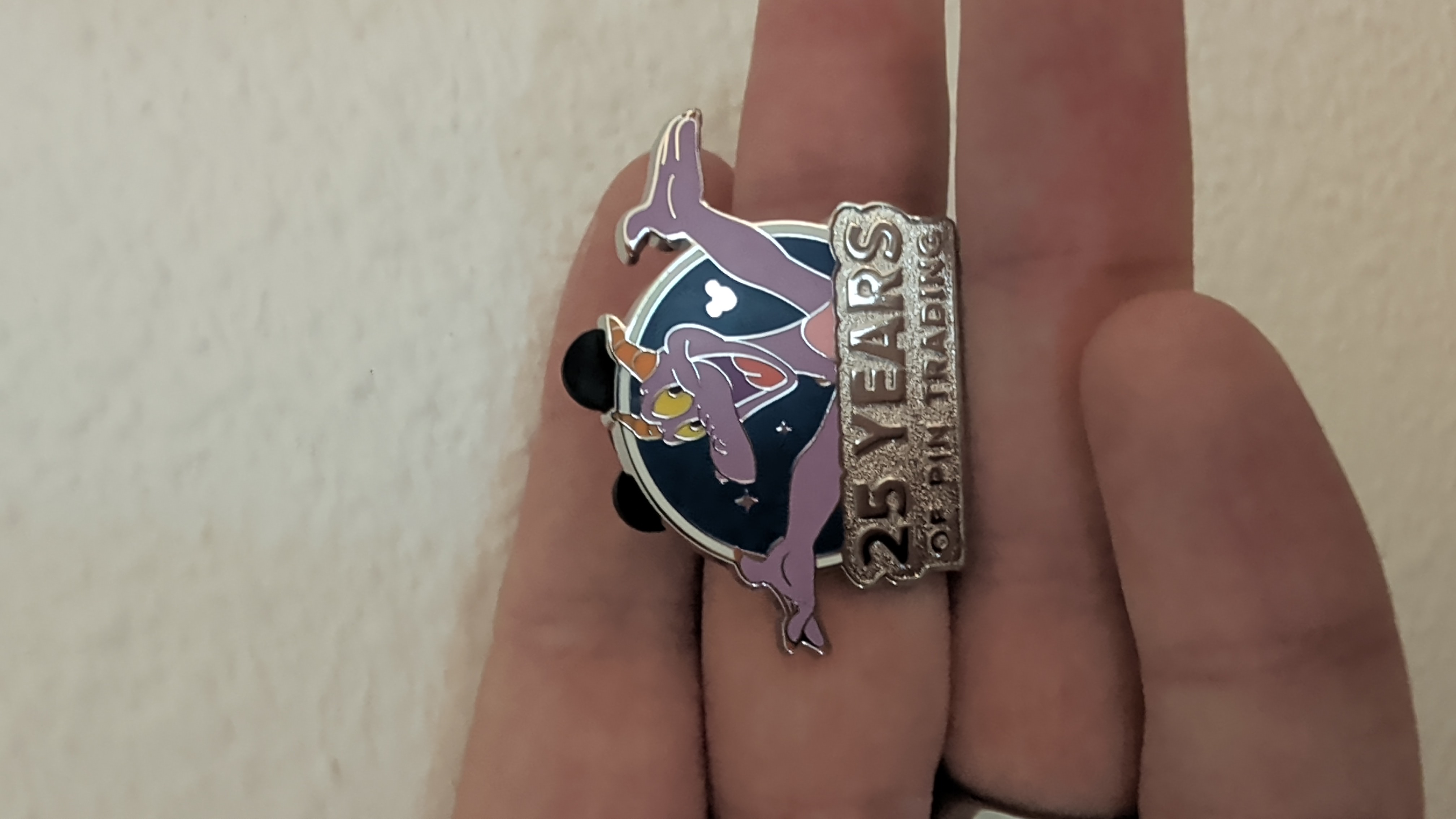2025 WDW 25 Years Hidden Mickey Figment Chaser Disney Pin