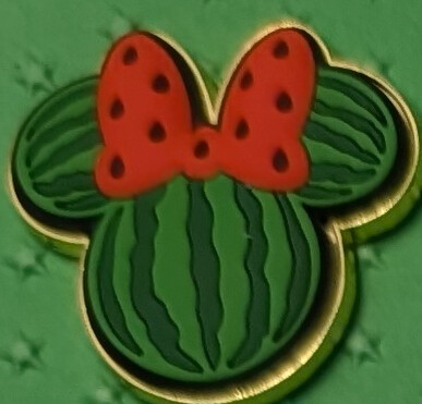 Disney Loungefly Minnie Mouse Fruit Silhouettes Blind Box Pin - Watermelon