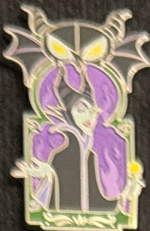 2024 Disney Villains Window Portrait Mystery Pin Maleficent Sleeping Beauty