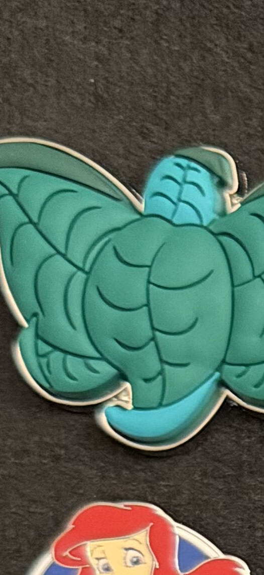 Vintage Flounder, Ariel, Sebastian Little Mermaid Disney Brabo Badge Button Pins