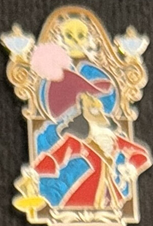 2024 Disney Villains Window Portrait Mystery Pin Captain Hook from Peter Pan