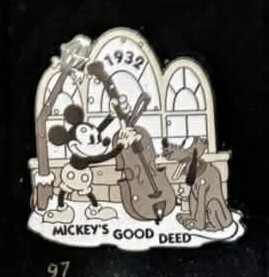 Disneys Mickey’s Good Deed 1932 Collectible Trading Pins EUC