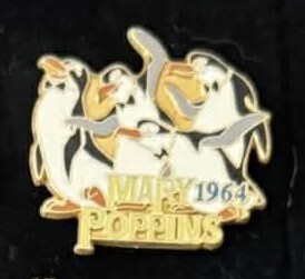 Disney Store 100 Years of Dreams #87 Mary Poppins 1964 Penguins Pin