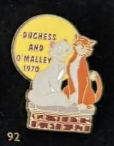 Disney 100 Years of Dreams LE Pin #92 Aristocats Duchess & O'Malley 1970 (E0)