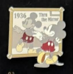 Disney Pins 8354 Mickey Thru the Mirror 1936 Pin 83 from 100 Years of Dreams