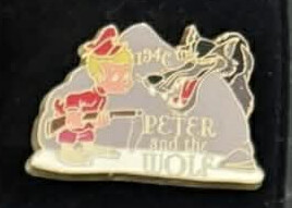 Collectible Disney pin 100 years of Dreams #84 in set Peter and the Wolf 