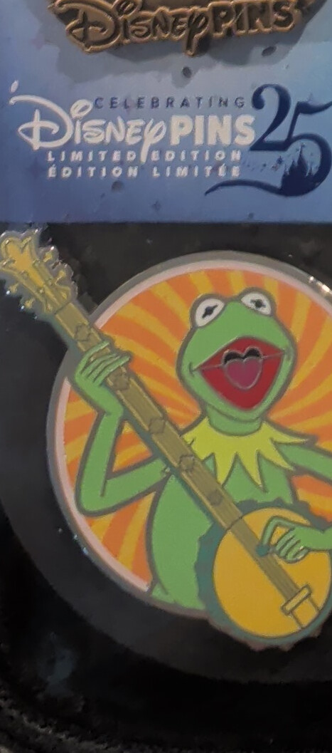 Disney Muppets Guitar WDI Kermit Pin