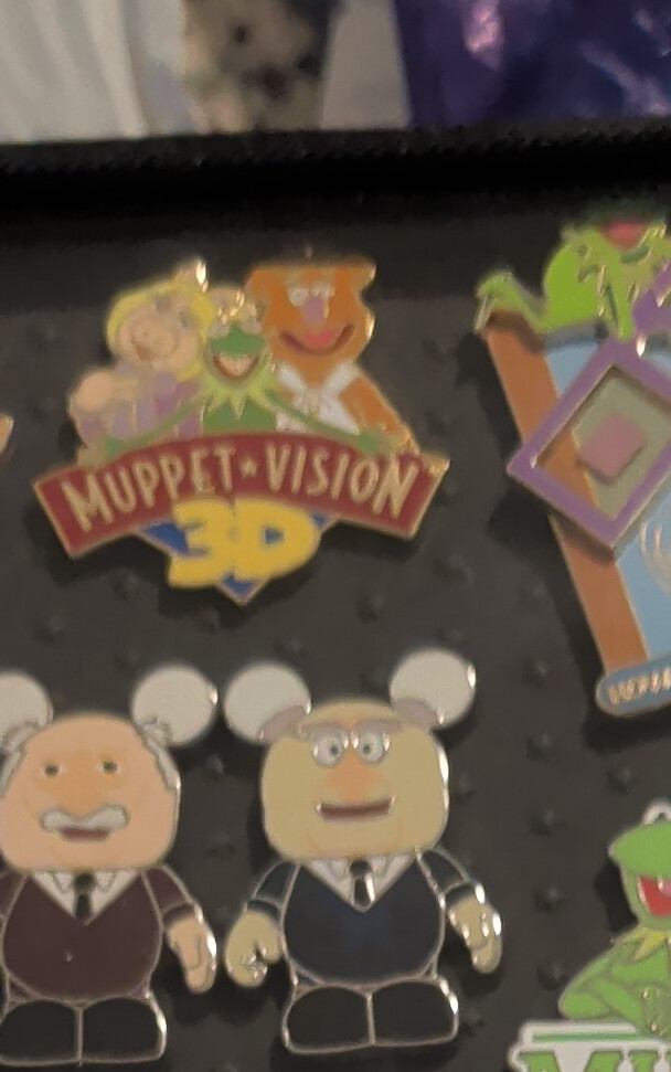 Disney Pin Muppets Vinylmation W/ Chasers Set 9 Pin Lot