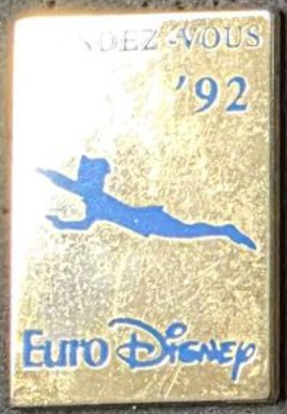 Disney EURO Disney rendez vouz 1992 green opening pin