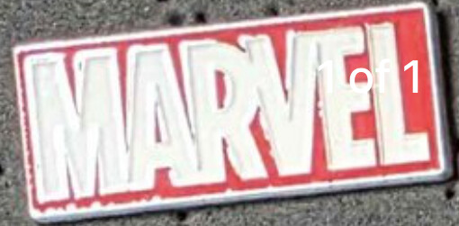 Vintage New Embossed Plastic MARVEL Comics Brand Logo Sticker Decal Slap RARE!💥