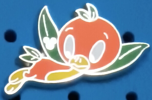 Disney Trading Pin, Orange Bird, Hidden Mickey, #4 of 5, 2011 a