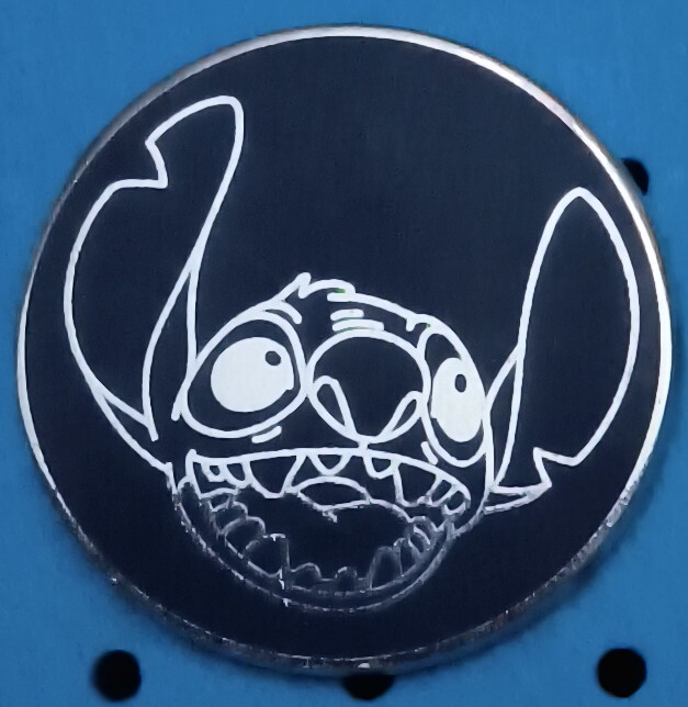 Disney Lilo & Stitch Head Trading Pin Hidden Mickey 2016 Enamel Disneyland