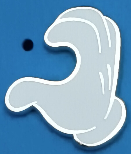 Disney Trading Pin LEFT HAND only Mickey Friendship Glove