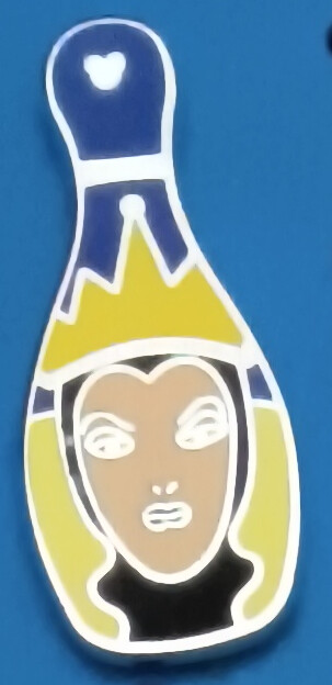 Disney Collectible Pin -DLR - Evil Queen - Bowling Pin Villains - #65478 - 2008