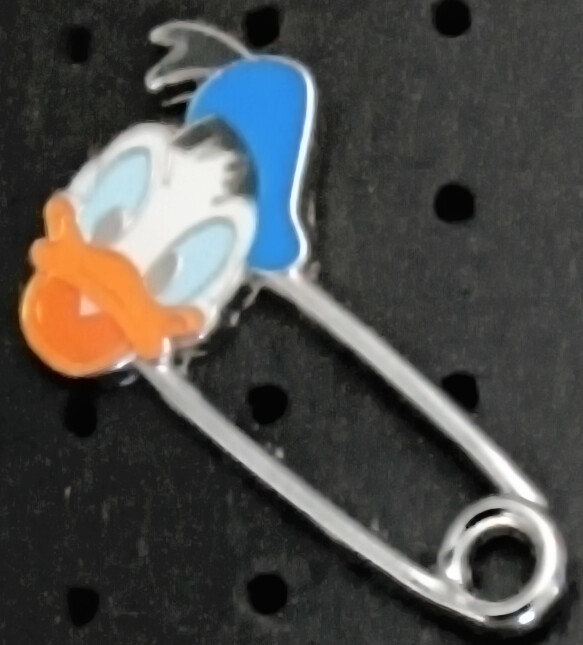 Donald Duck Safety Pin Disney Trading Pin