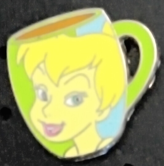 Disney Parks Trading Pin Tinker  Bell From Peter Pan Spotlight Mug Collection 
