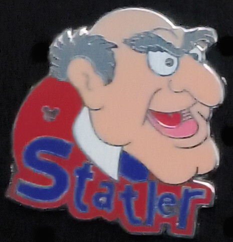 Disney Hidden Mickey Pin Muppets Statler 4 of 5 from 2008 Used