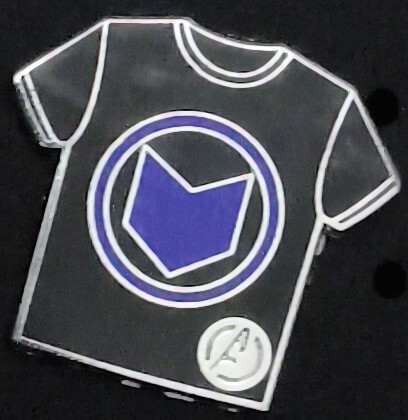 Hawkeye Superheroes T-Shirt Marvel 2024 Hidden Mickey WDW Avengers Disney Pin