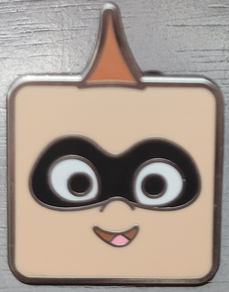 Disney Pins - 1 pin - The Incredibles - Baby Jack-Jack with Square Face