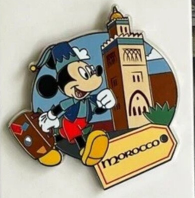 WDW Mickey Traveling Morocco EPCOT Koutoubia Minaret Disney Pin