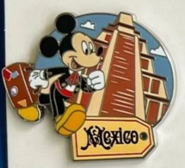 WDW - Mickey Traveling - Mexico - EPCOT - Chichen Itza Pyramid WDW - Walt Disney World