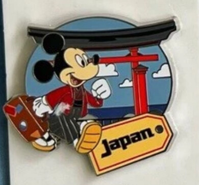 2024 Disney Parks Epcot World Showcase Collection Pin Japan Mickey Mouse