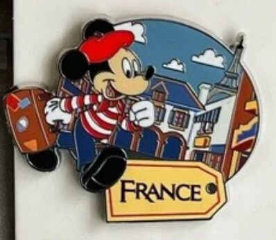 Disney Parks Epcot World Showcase Collection Pin France Mickey Mouse