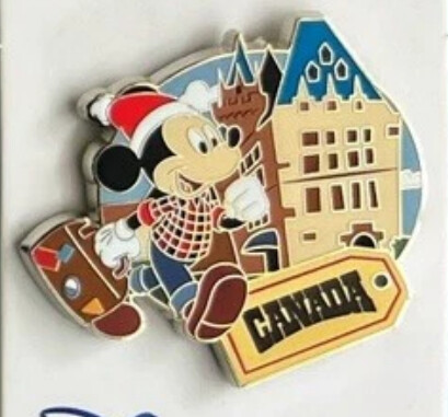 Disney Parks Epcot World Showcase Canada Mickey Mouse 2024 Pin Open Edition