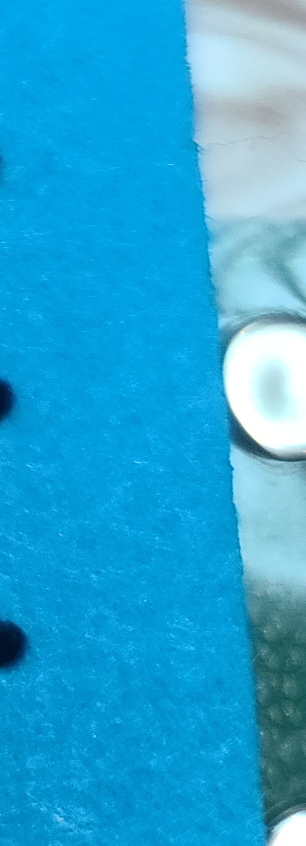 BLUE VELVET UPHOLSTERY FABRIC PIECE #3 - 2 yards long - #113