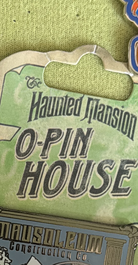 Disney Pin LE 999 Haunted Mansion Mausoleum Construction O Pin House 2009