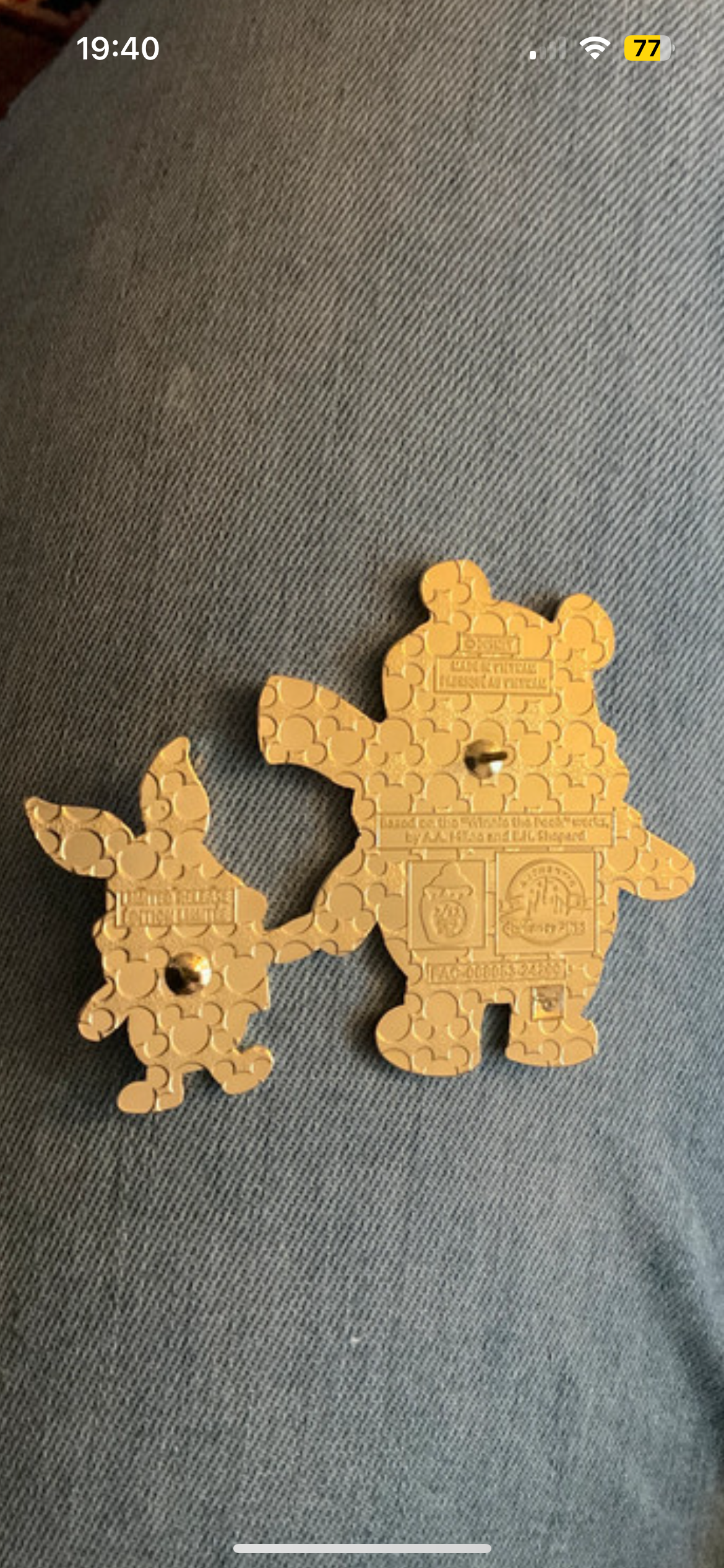 genuine Shanghai Disney Spin Pin 2025 New year Duffy's Friends Linabell Olu