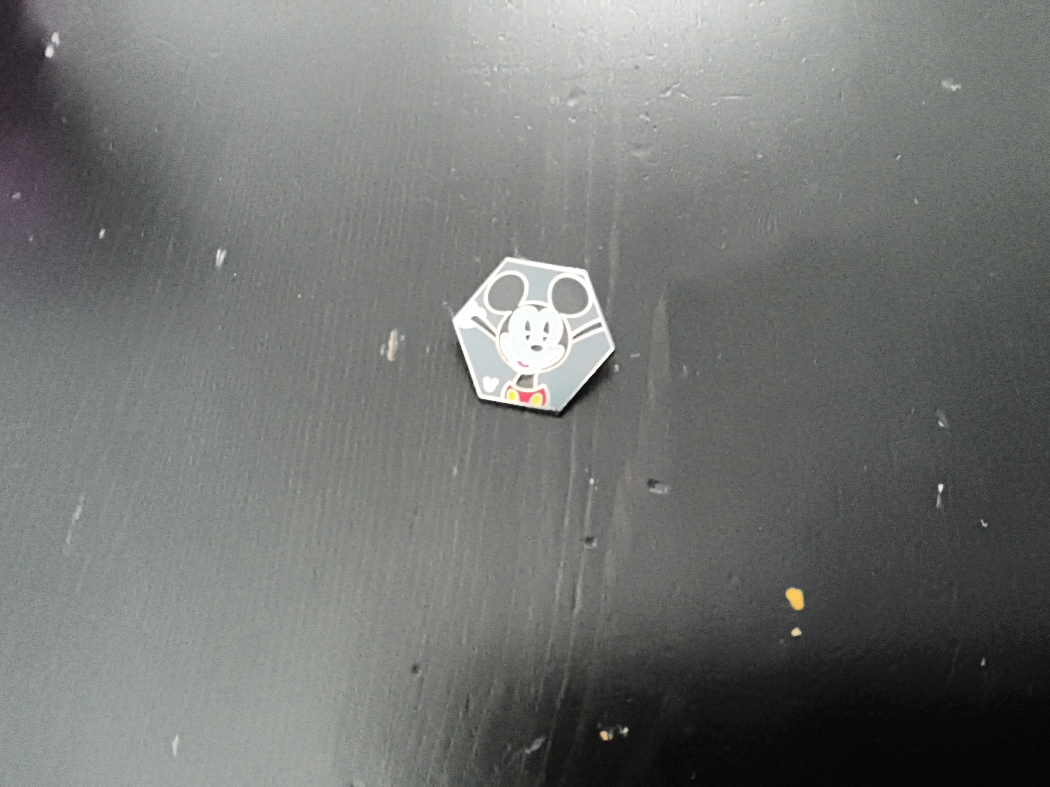Disney Trading pin Mickey Mouse Hexagon Hidden Mickey shape animated shorts
