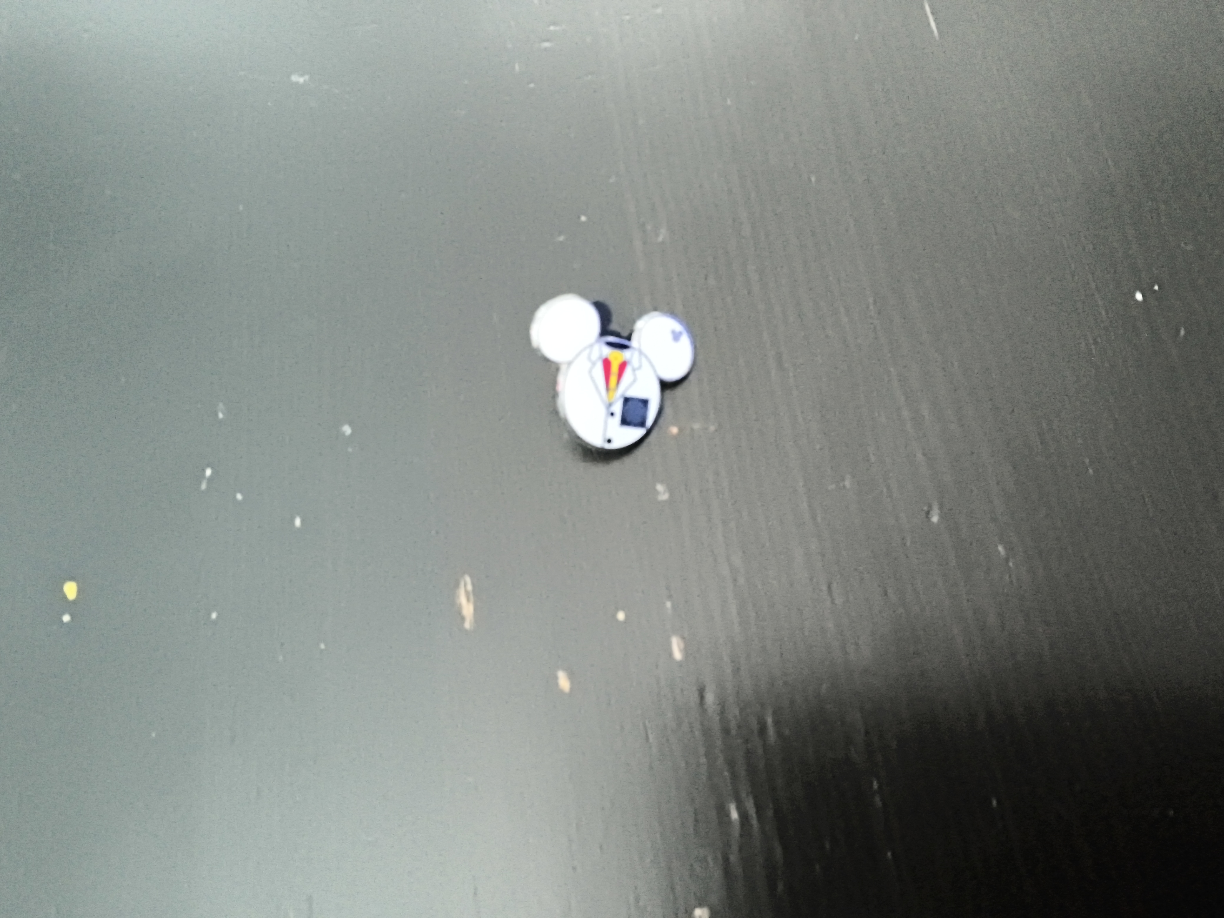 Mickey Mouse Head Red, White, & Blue Pin/pins 2008 Paris.  E 198