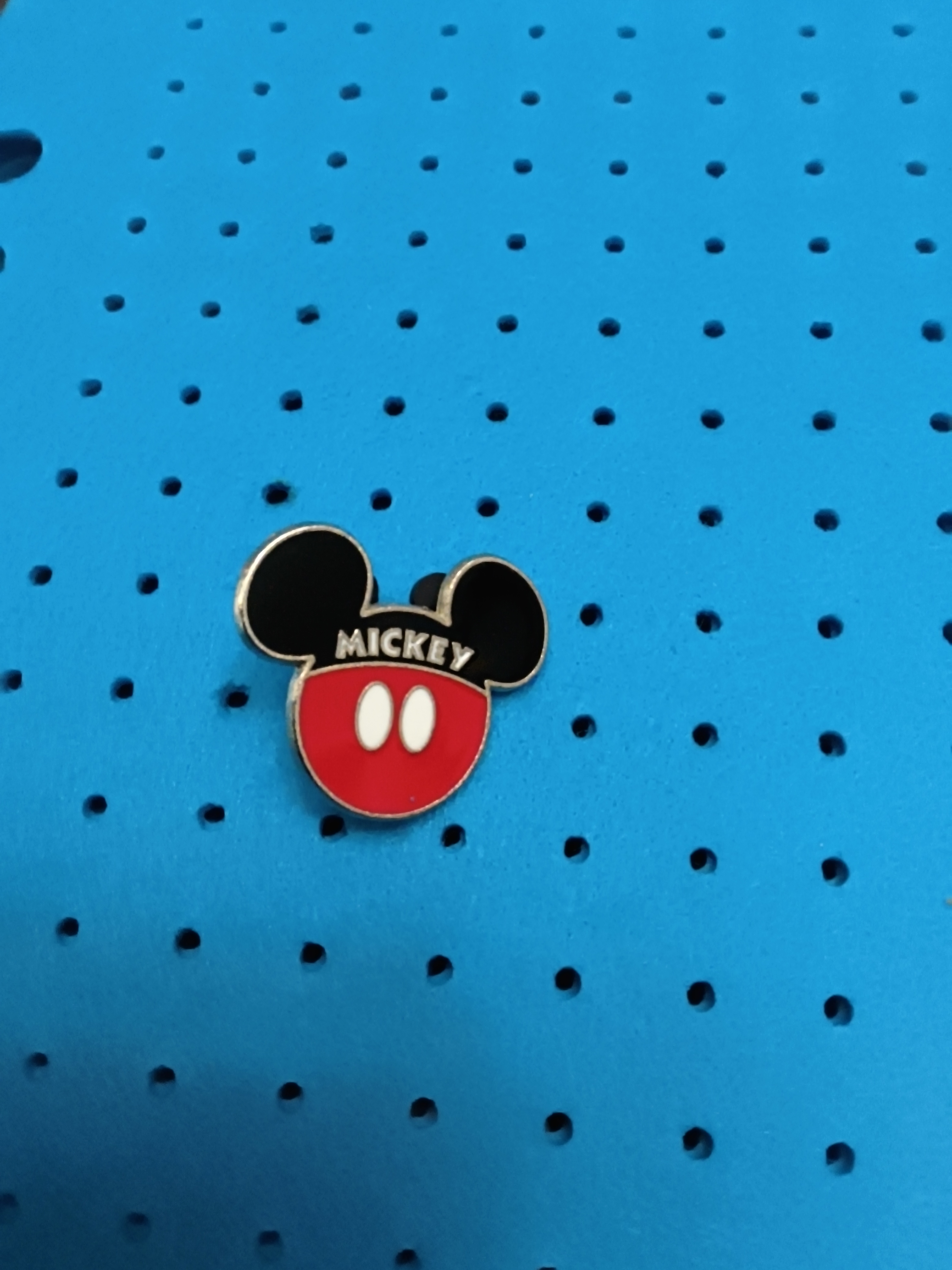 Mickey Icon Mickey Mouse Ears Disney Pin Black Red And Whites